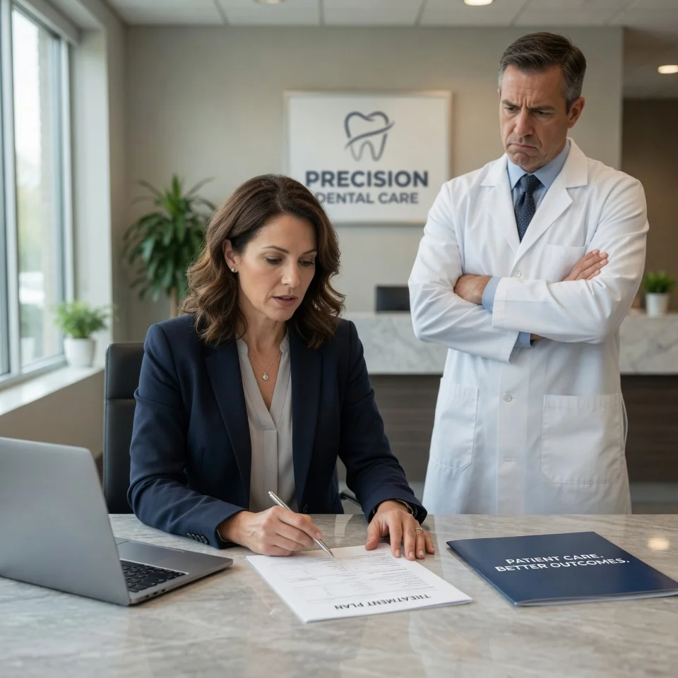 Dental practices investing in treatment coordinator training often see limited gains from traditional approaches. There is a better way. — Executive Whisper cover image