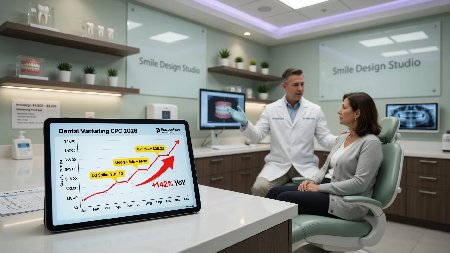 The 2026 Dental Google Ads Crisis: Rising CPC & DSO Competition — Executive Whisper cover image