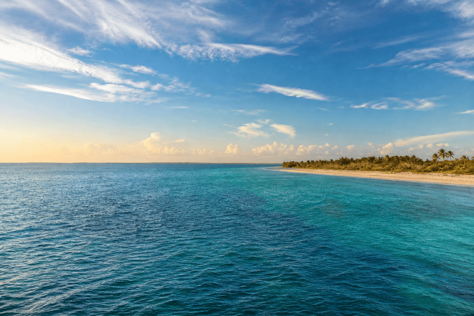 Florida Gulf Coast water and sky for the Unlimited Intelligence virtual event